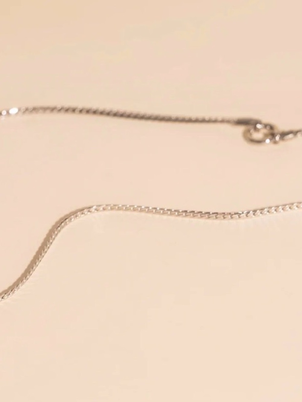 Oh Clem Miami Delicate Silver Chain Necklace 20 inches- Women Jewelry